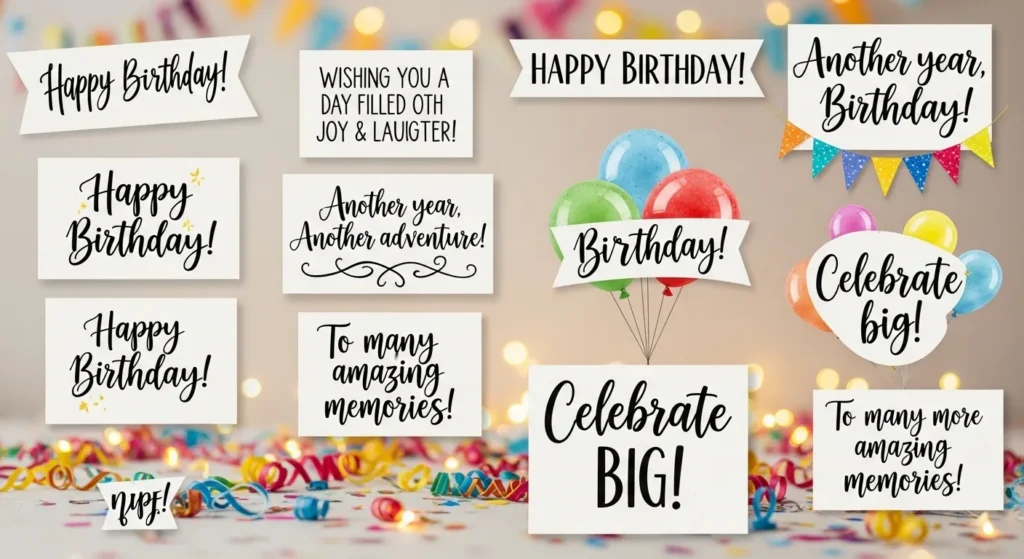 Birthday Messages for Personalized Cards