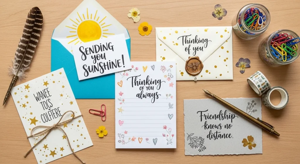 Custom Stationery Messages for Friends