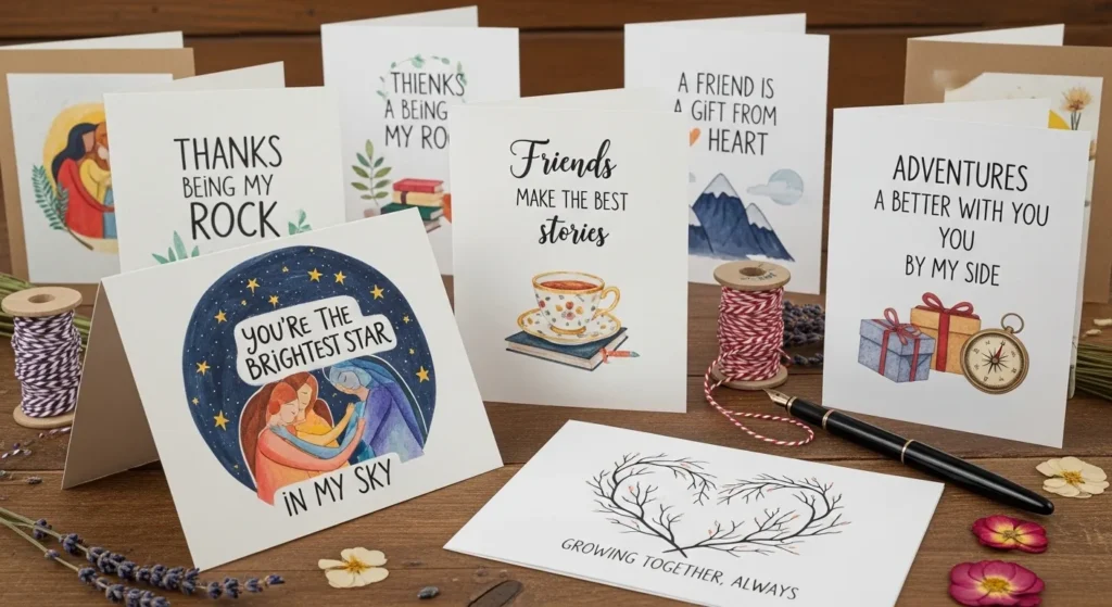 Friendship Messages for Personalized Cards