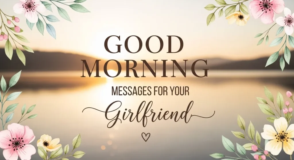 Good Morning Messages for Your Girlfriend