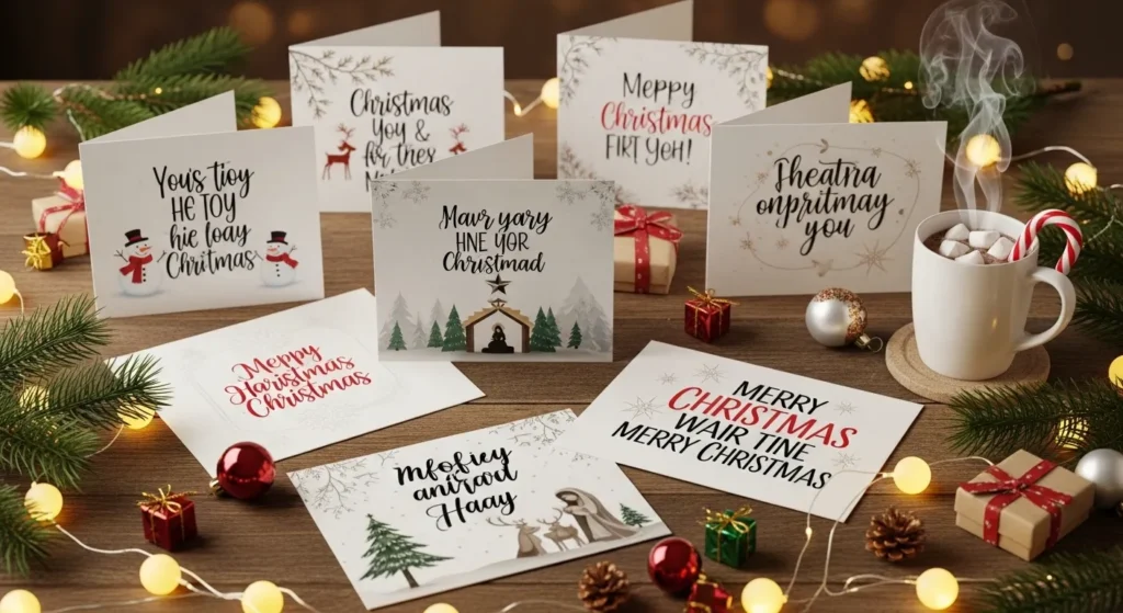 Heartfelt Christmas Messages for Cards