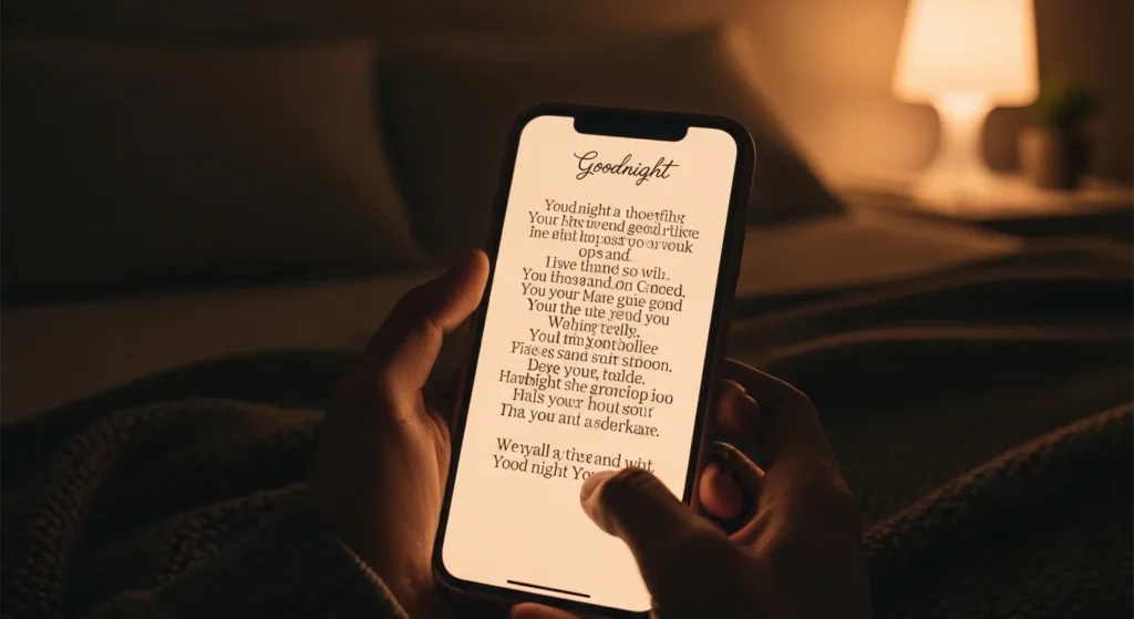 Long Goodnight Messages