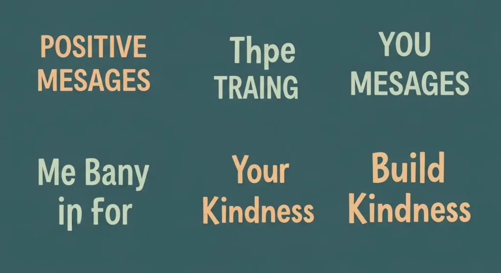 Positive Messages for Kids to Build Kindness