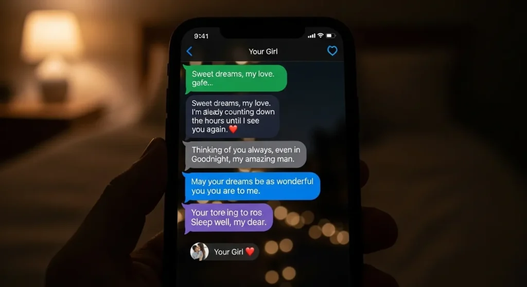 Romantic Goodnight Messages for Him