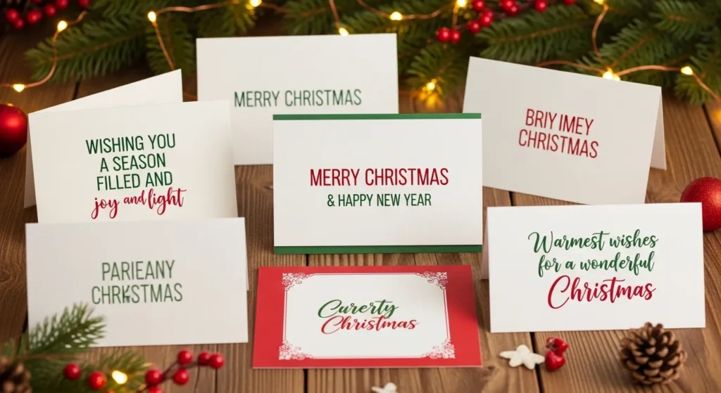 Short Christmas Messages for Cards