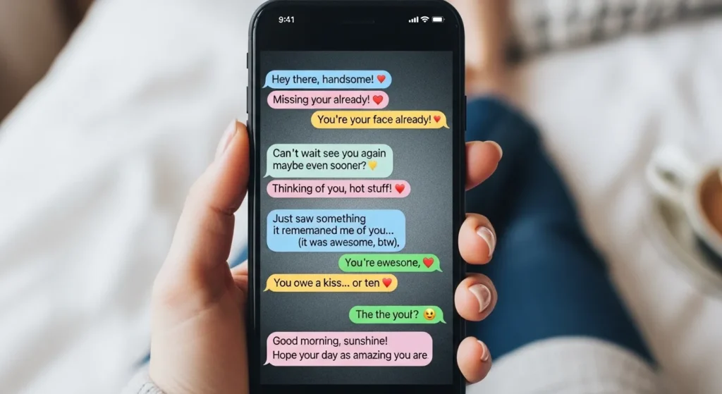 Cute Flirty Text Messages for Him