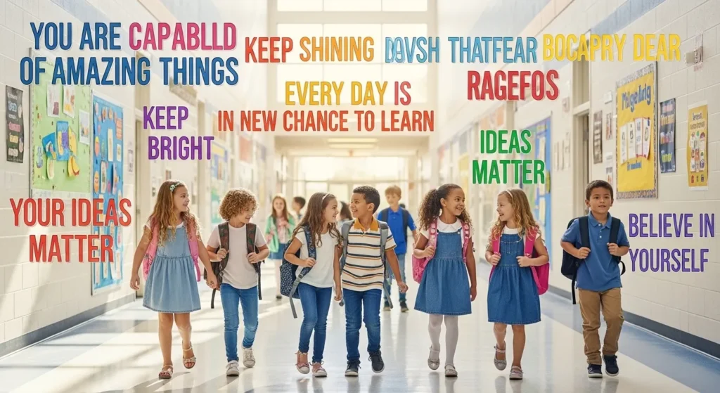 Encouraging Messages for Kids at School