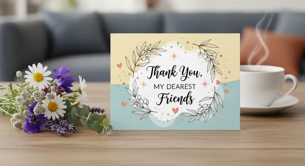 Heartfelt Thank You Messages for Friends