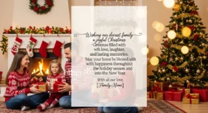 Christmas Card Messages for Family