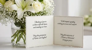 Sympathy card messages for flowers