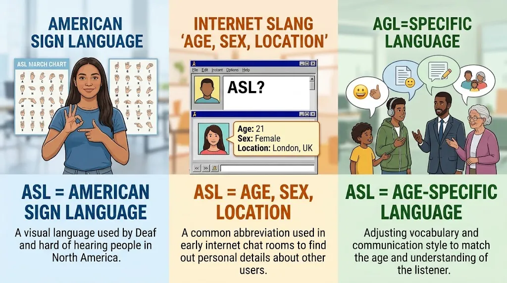 ASL Meaning in Texting