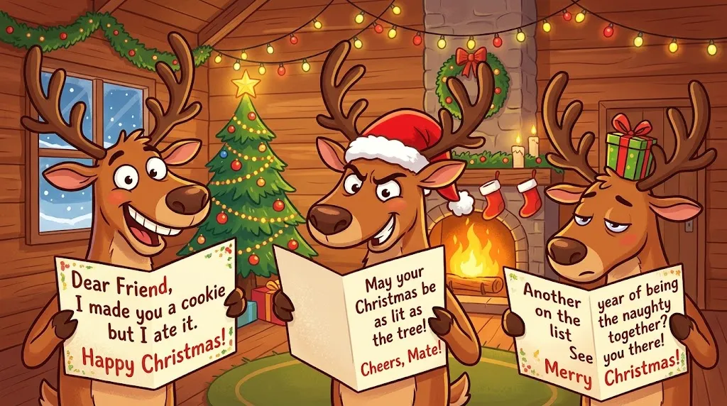 780+ Funny Christmas Messages for Friends For 2026
